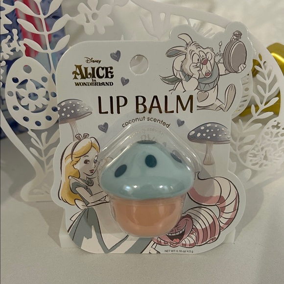 Disney Other - Disney Alice in Wonderland Coconut Scented Mushroom Lip Balm